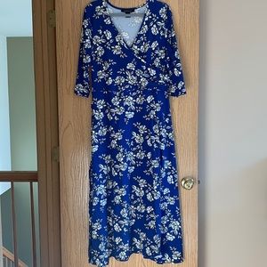 Ashley Stewart Royal Blue 18/20 Maxi Dress